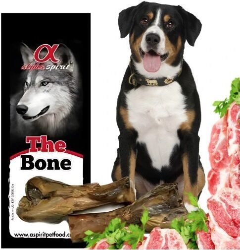 Vītinātas spāņu šķiņķa kājiņas suņiem, 2 gabali, košļājamais gardums Alpha Spirit